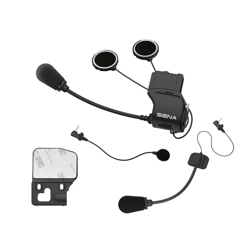 Helmhalterung mit Zubehör für Bluetooth Intercom SENA 20S