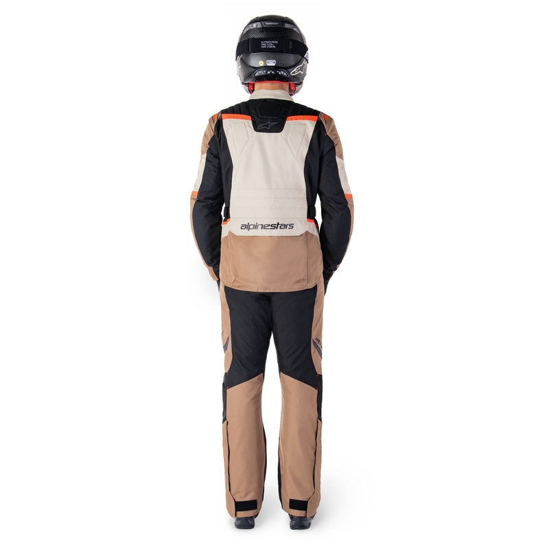 Alpinestars ST-1 Wasserdichte Motorradhose Khaki-Sand-Schwarz-Fluorot