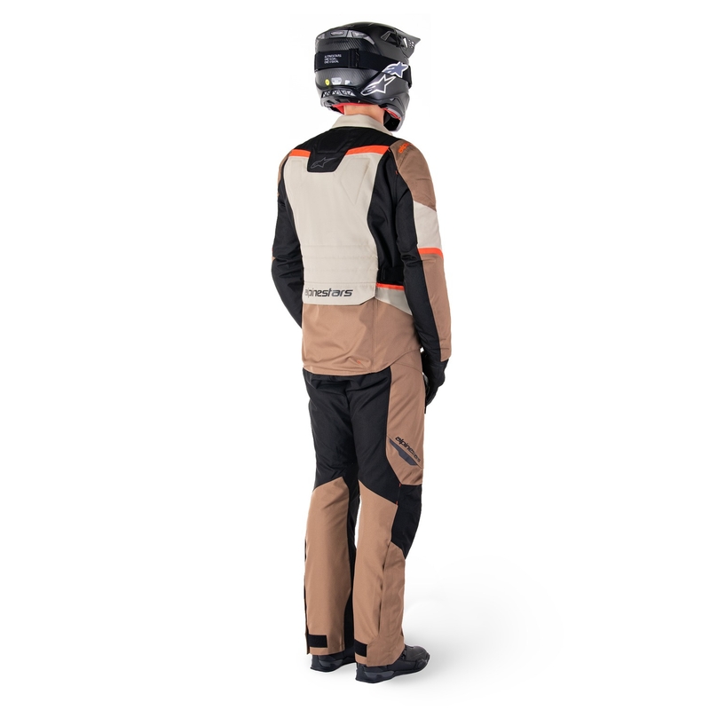 Alpinestars ST-1 Wasserdichte Motorradhose Khaki-Sand-Schwarz-Fluorot