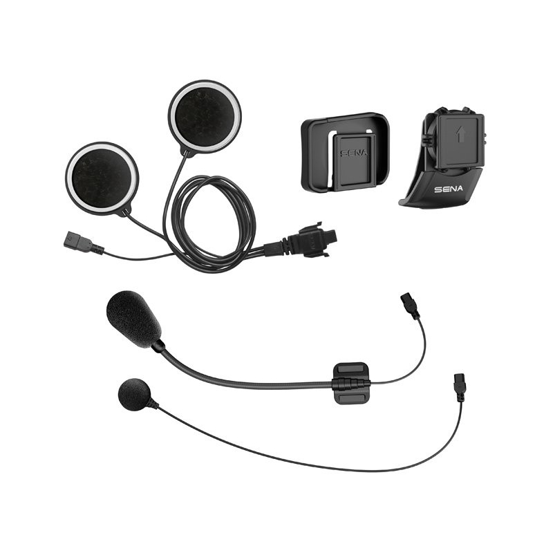 Helmhalterung mit Zubehör für Bluetooth Intercom SENA 10C/ 10C PRO/ 10C EVO