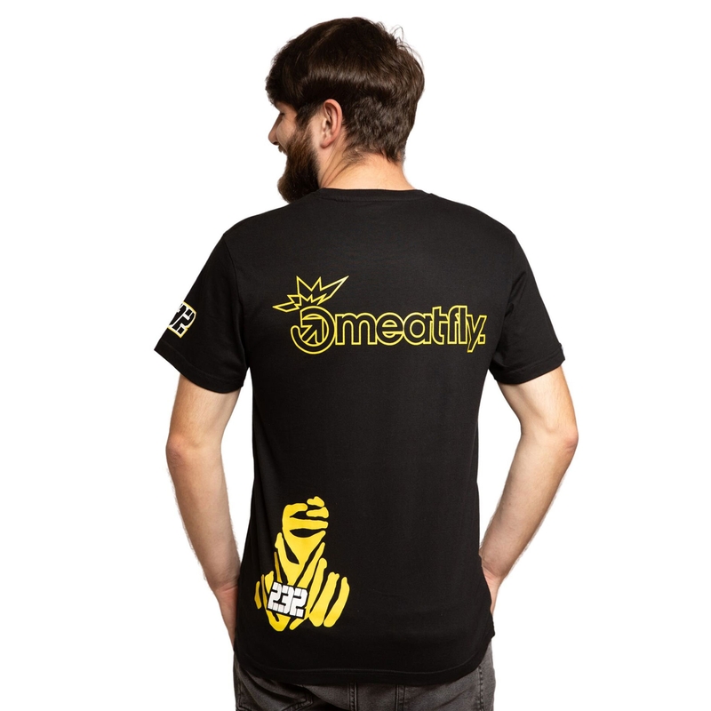 T-Shirt Meatfly Big Shock Dakar schwarz