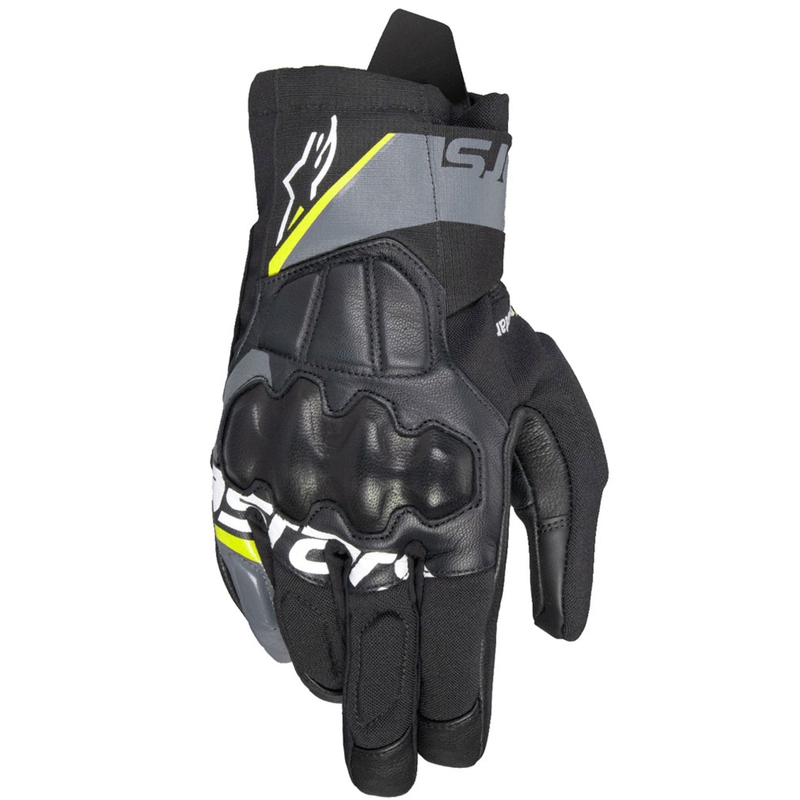 Alpinestars Corozal 3 Drystar Motorradhandschuhe schwarz-grau-fluo gelb
