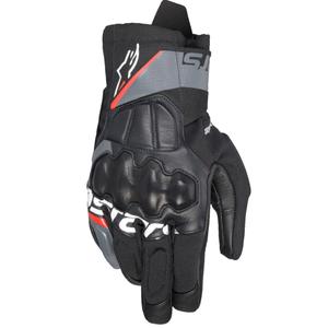 Alpinestars Corozal 3 Drystar Motorradhandschuhe schwarz-grau-fluo rot