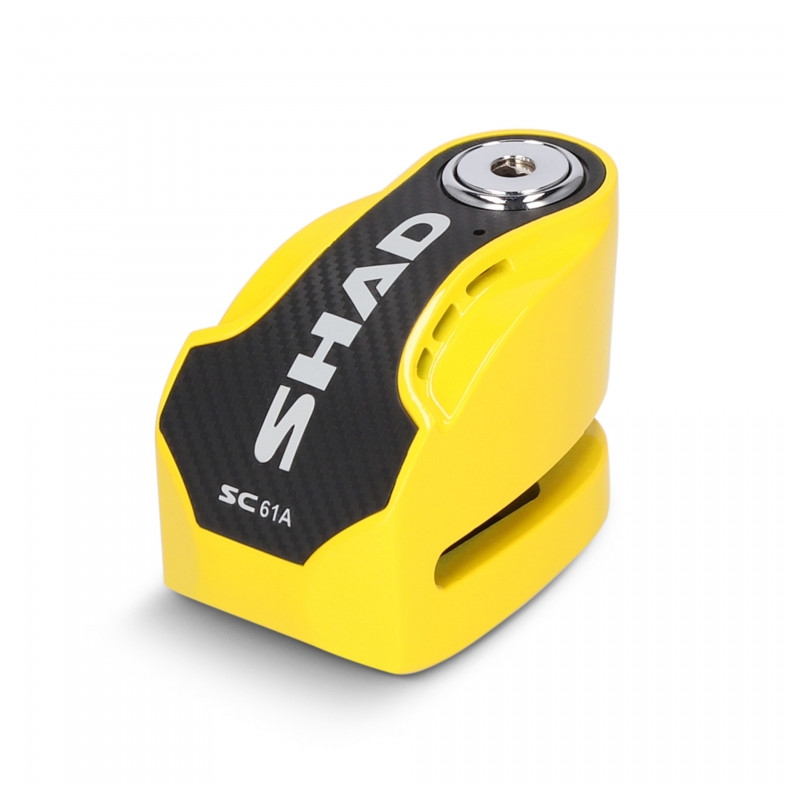 Disc lock with alarm SHAD SC61A gelb pin 6mm