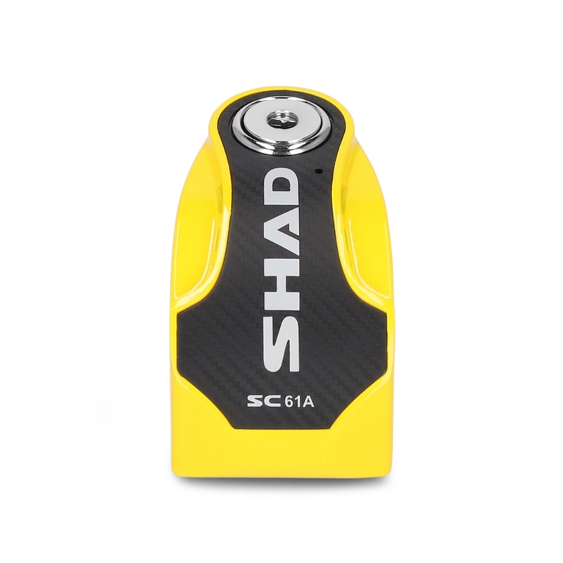 Disc lock with alarm SHAD SC61A gelb pin 6mm