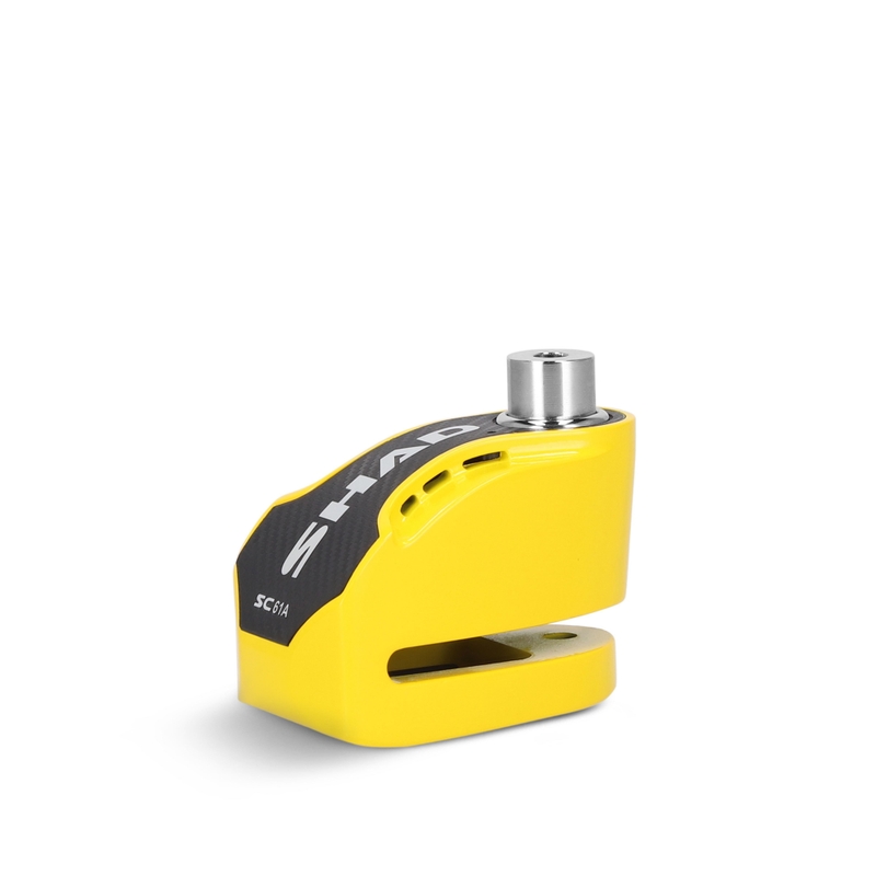 Disc lock with alarm SHAD SC61A gelb pin 6mm
