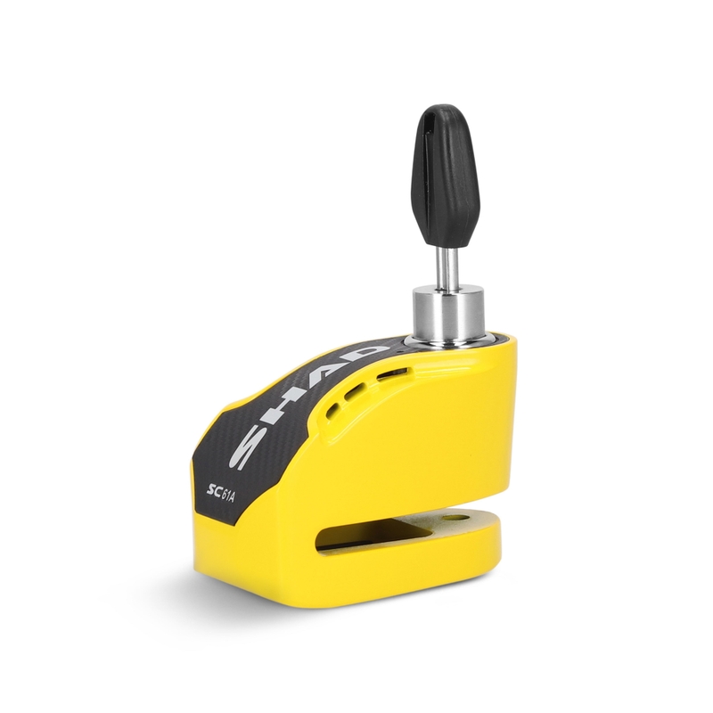 Disc lock with alarm SHAD SC61A gelb pin 6mm