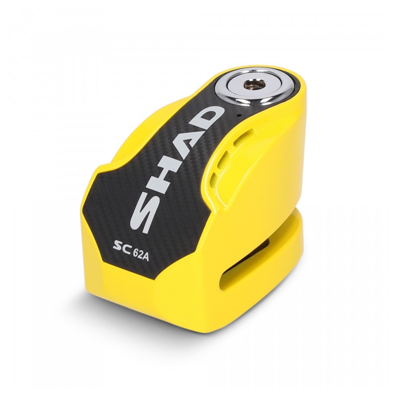Disc lock with alarm SHAD SC62A gelb pin 10mm