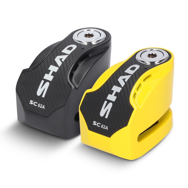 Disc lock with alarm SHAD SC62A schwarz pin 10mm