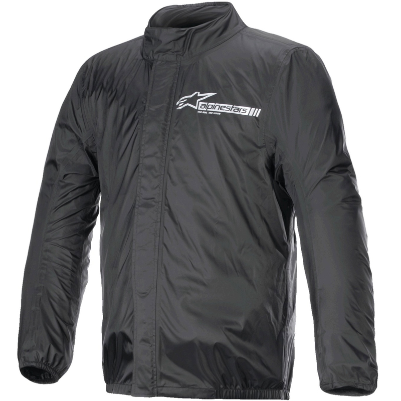 Alpinestars Hurricane Rain 2 wasserdichte Jacke schwarz