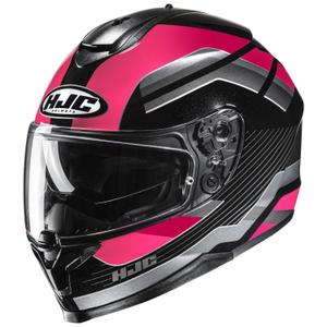 HJC C70N Belis MC8 Integral-Motorradhelm schwarz-rosa