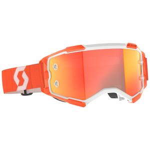 SCOTT Fury CH Motocross-Brille orange mit orange verspiegeltem Plexiglas