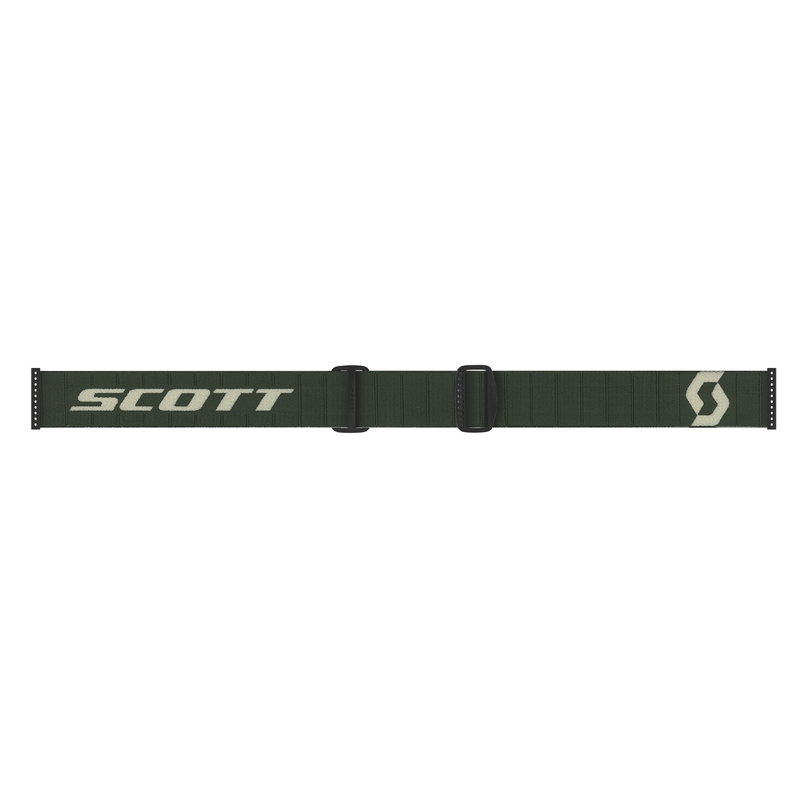 SCOTT Fury LS Motocross-Brille Khaki mit grauem Plexiglas