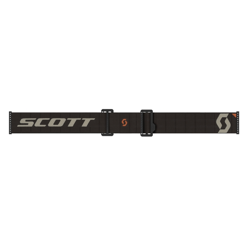 SCOTT Prospect 2.0 AMP Motocross-Brille Dunkelbraun-Beige mit goldenem Plexiglas