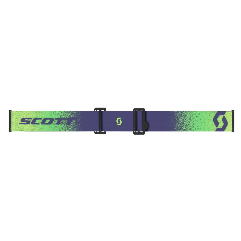 SCOTT Prospect 2.0 AMP Lila-Fluo Gelbe Motocross-Brille mit blau verspiegeltem Plexiglas