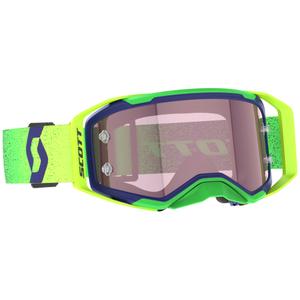 SCOTT Prospect 2.0 AMP Motocross-Brille Lila-Fluogelb mit rosa Plexiglas