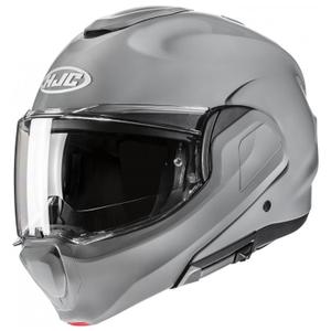 Klappbarer Motorradhelm HJC F100 Solid grau