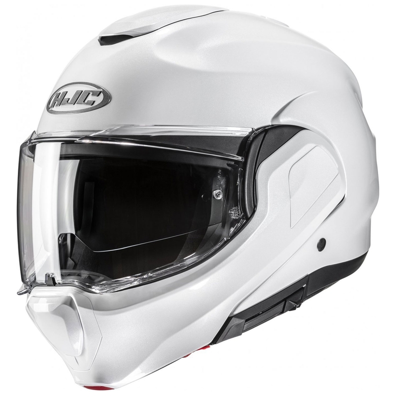 Klappbarer Motorradhelm HJC F100 Solid Perlweiß