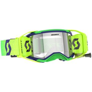 SCOTT Prospect 2.0 WFS Lila-Fluo Gelbe Motocross-Brille mit klarem Plexiglas