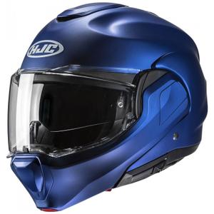 HJC F100 Solid Semi Flip Up Motorradhelm Metallic Blau