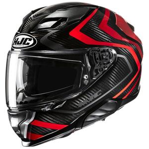 Integralhelm Motorrad HJC F71 Carbon Nevio MC1 schwarz-rot