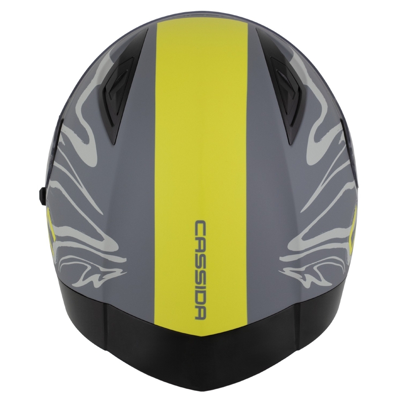 Cassida Orbit Multivers Integralhelm mattgrau-fluogelb-schwarz