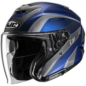 Offener Motorradhelm HJC i31 Reno MC2 grau-blau