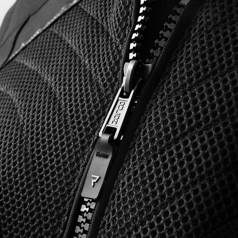 Damen-Motorradjacke Rebelhorn Jax in Schwarz und Gold