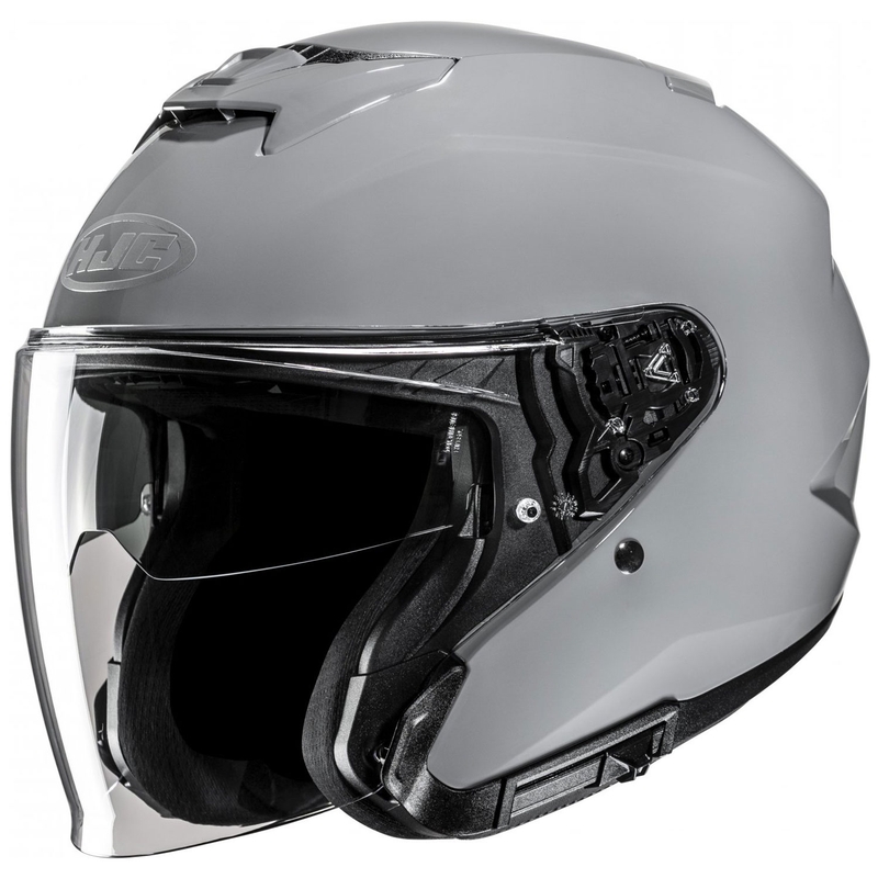 Offener Motorradhelm HJC i31 Solid grau