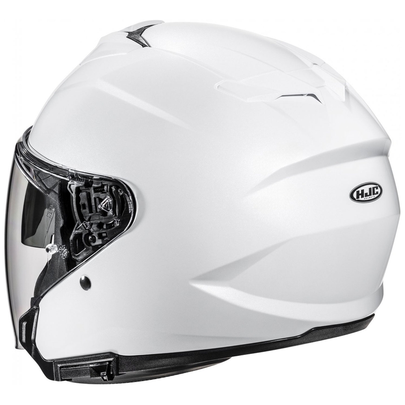 Offener Motorradhelm HJC i31 Solid Perlweiß