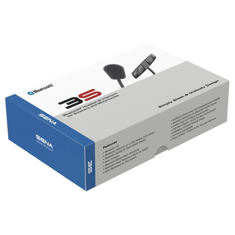 Bluetooth Intercom SENA 3S für Integralhelme inkl. Mikrofon Ausverkauf