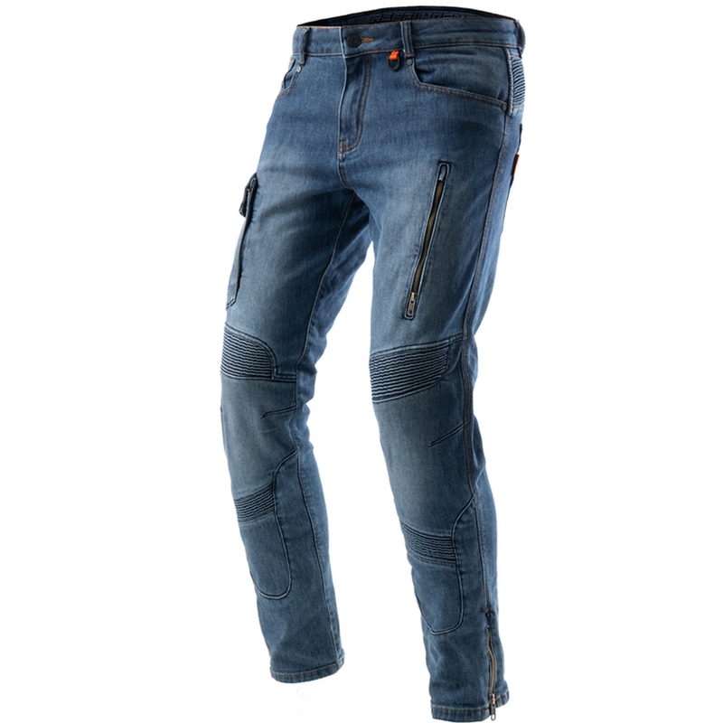 Rebelhorn Vandal Mono Extended Motorradjeans in verwaschenem Blau