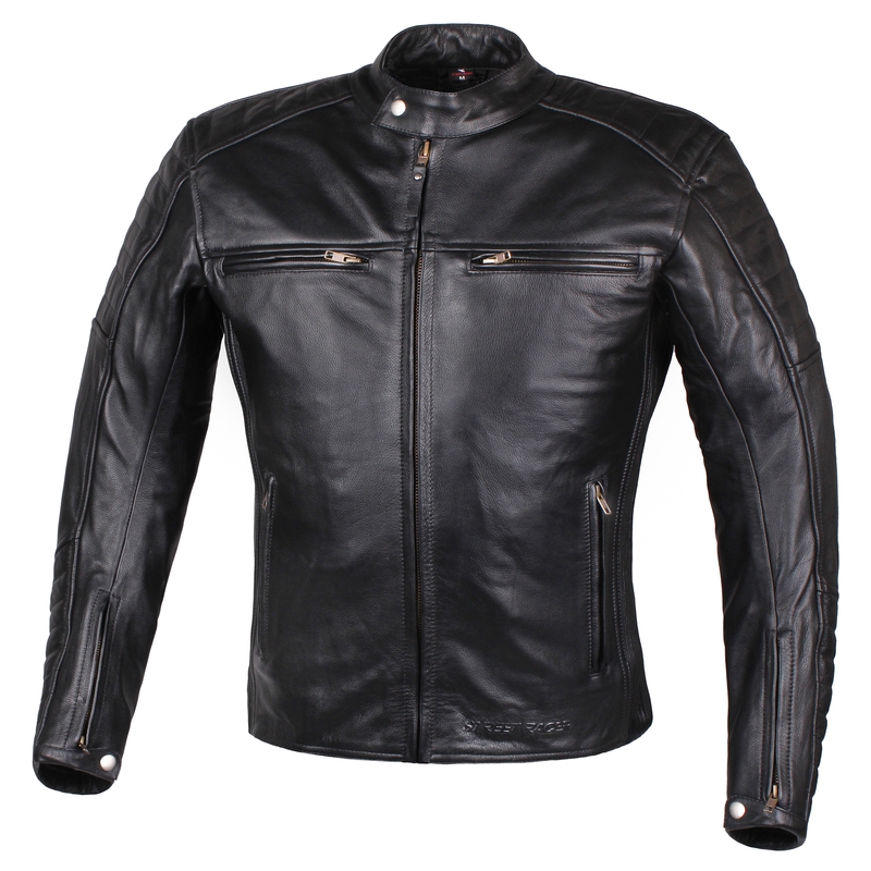 Street Racer Spirit Schwarze Motorradjacke