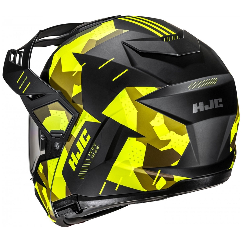 Klapphelm Motorrad HJC i80 Roki MC3HSF neongelb-schwarz
