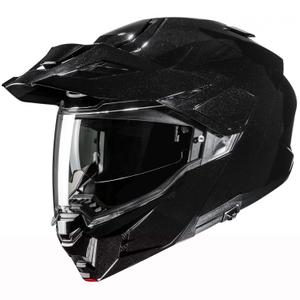 Klappbarer Motorradhelm HJC i80 Solid metallic schwarz