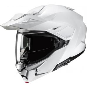 Klappbarer Motorradhelm HJC i80 Solid Perlweiß
