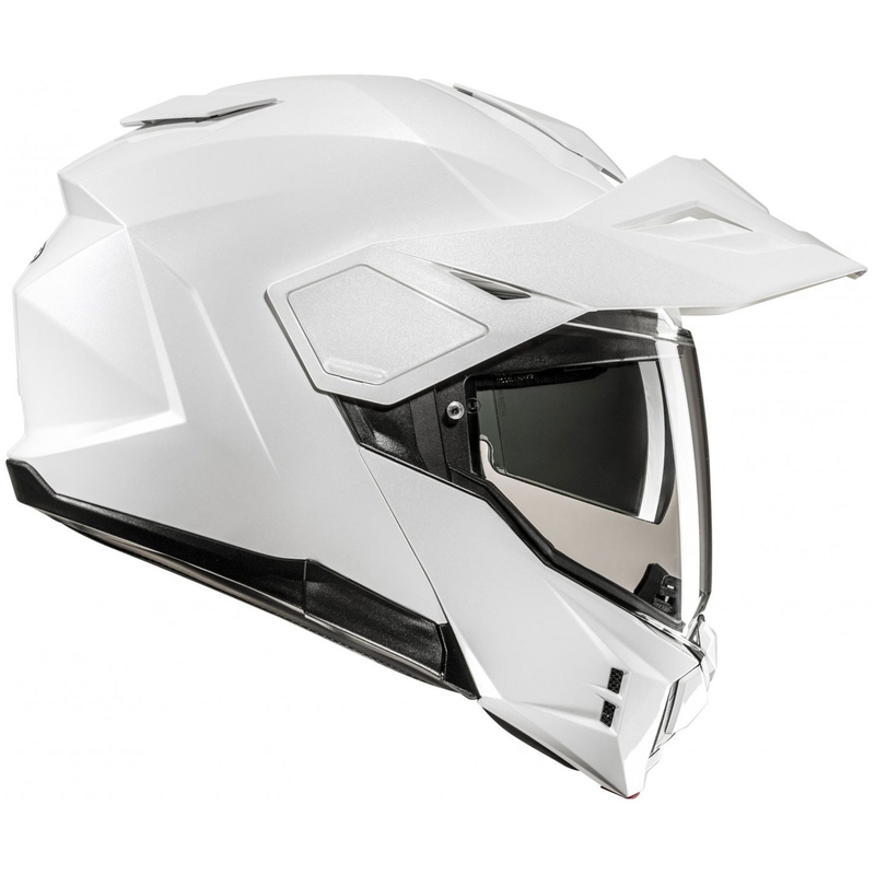 Klappbarer Motorradhelm HJC i80 Solid Perlweiß