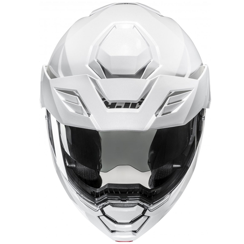 Klappbarer Motorradhelm HJC i80 Solid Perlweiß