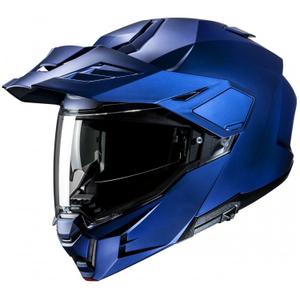 Klappbarer Motorradhelm HJC i80 Solid Semi Flat metallic blau