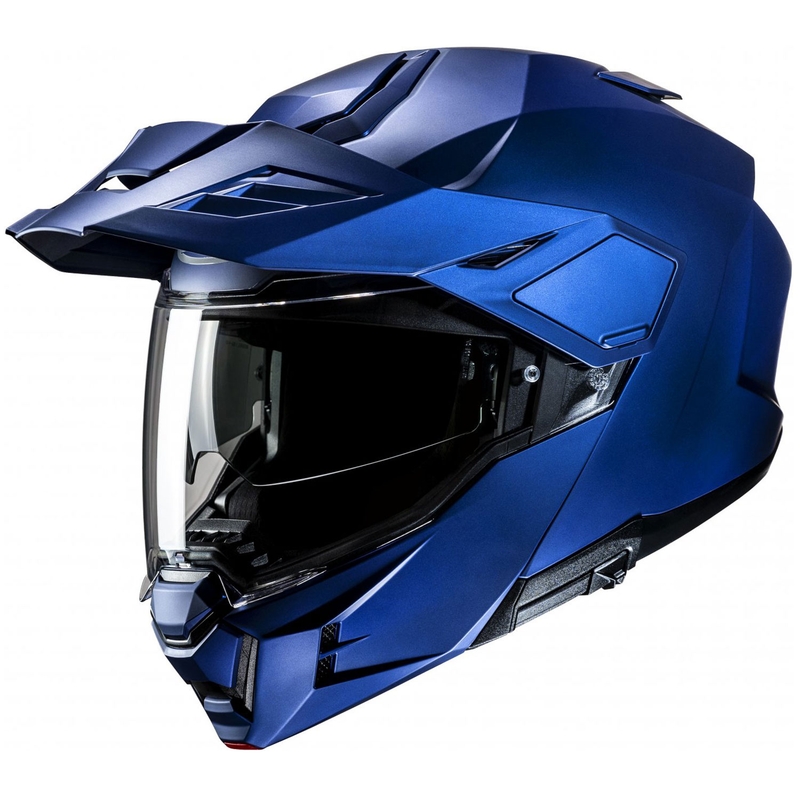 HJC i80 Solid Semi Flat Motorrad-Klapphelm metallic blau