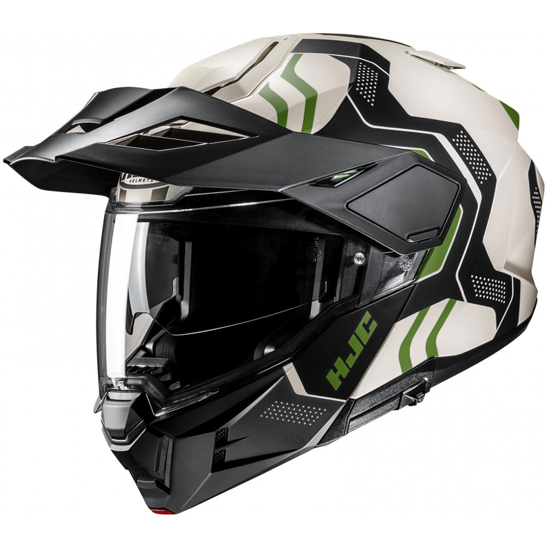 Klappbarer Motorradhelm HJC i80 Velly MC4SF beige-schwarz