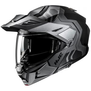Klappbarer Motorradhelm HJC i80 Velly MC5SF schwarz-grau