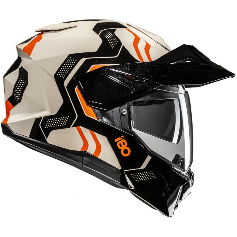 HJC i80 Velly MC7 Motorrad Klapphelm beige-schwarz
