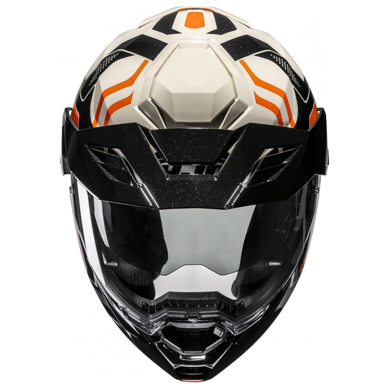 HJC i80 Velly MC7 Motorrad Klapphelm beige-schwarz