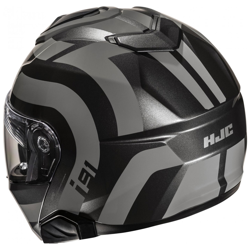 Klappbarer Motorradhelm HJC i91 Arven MC5 grau-schwarz