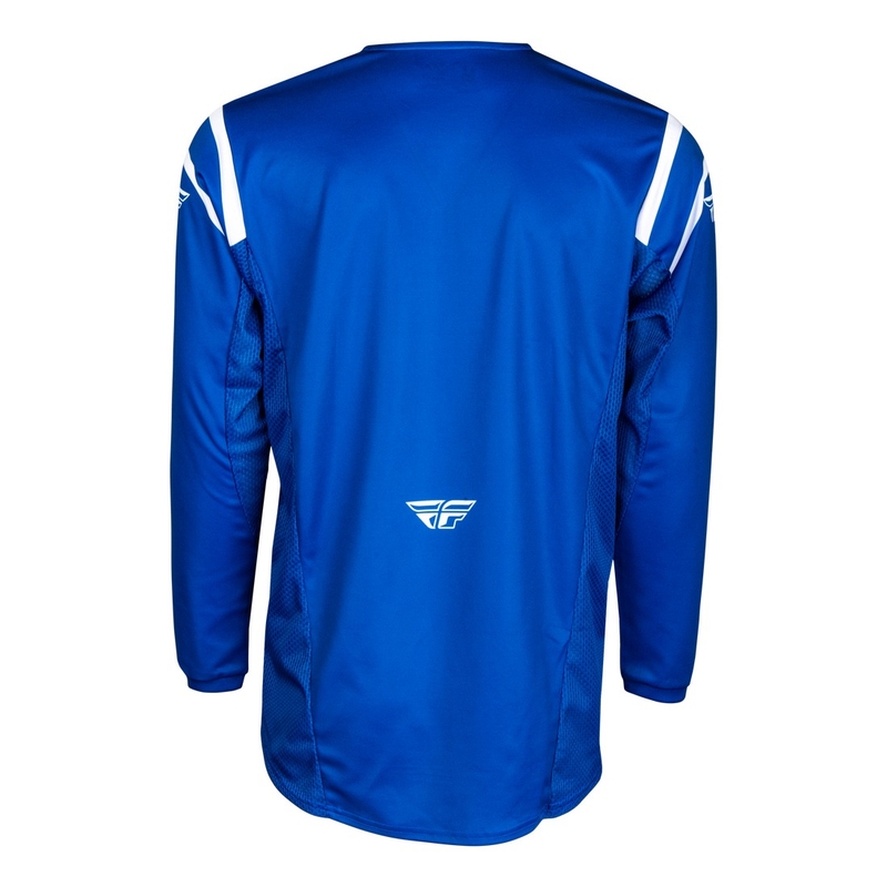 Motocross-Trikot FLY Racing Kinetic Center blau-weiß