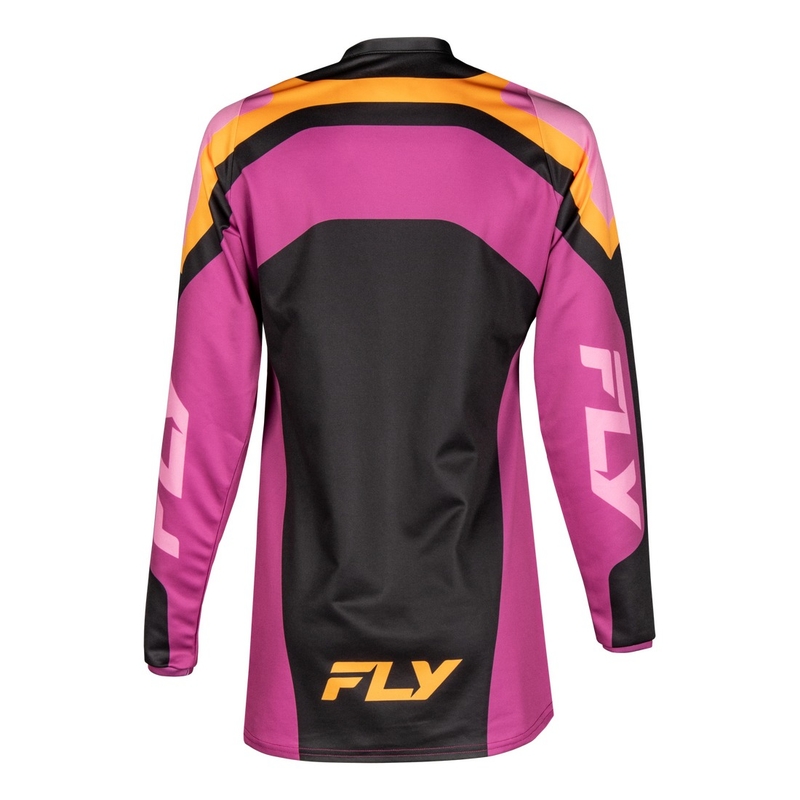 FLY Racing F-16 Damen Motocross-Trikot Schwarz-Gelb