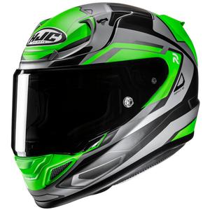Integralhelm Motorrad HJC RPHA 12 Brels MC4HSF grün-grau-schwarz