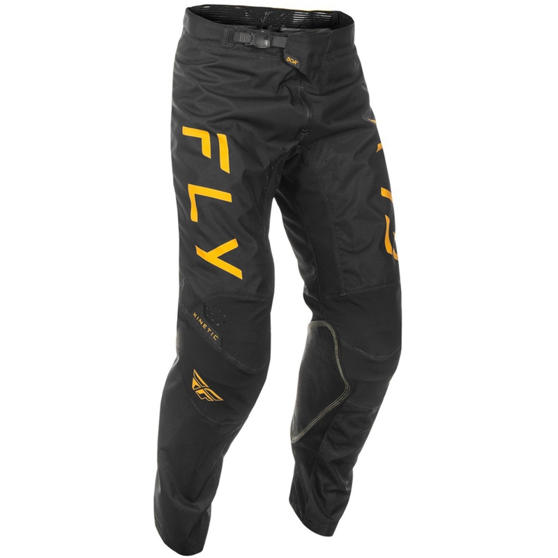 Motocrosshose FLY Racing Kinetic Center schwarz-gold