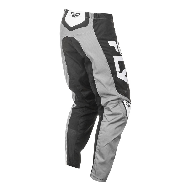 Motocrosshose FLY Racing F-16 grau-schwarz-weiß